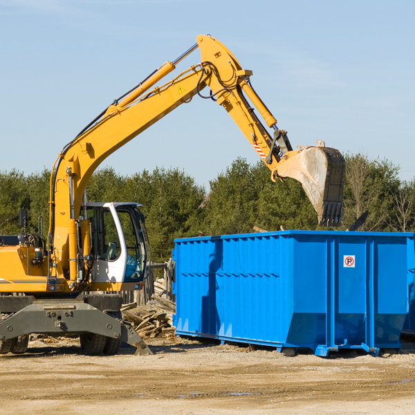 what happens if the residential dumpster is damaged or stolen during rental in Palestine Arkansas